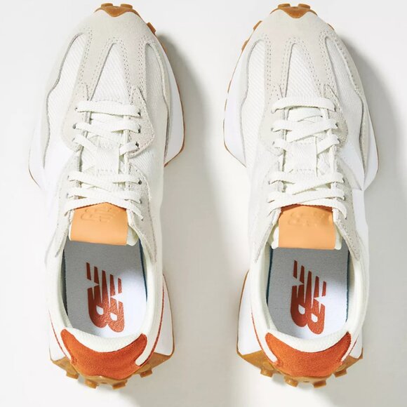 New Balance 327 Womens ~various sizes~ Sneakers Shoes White Cream Brown NEW - Picture 15 of 15